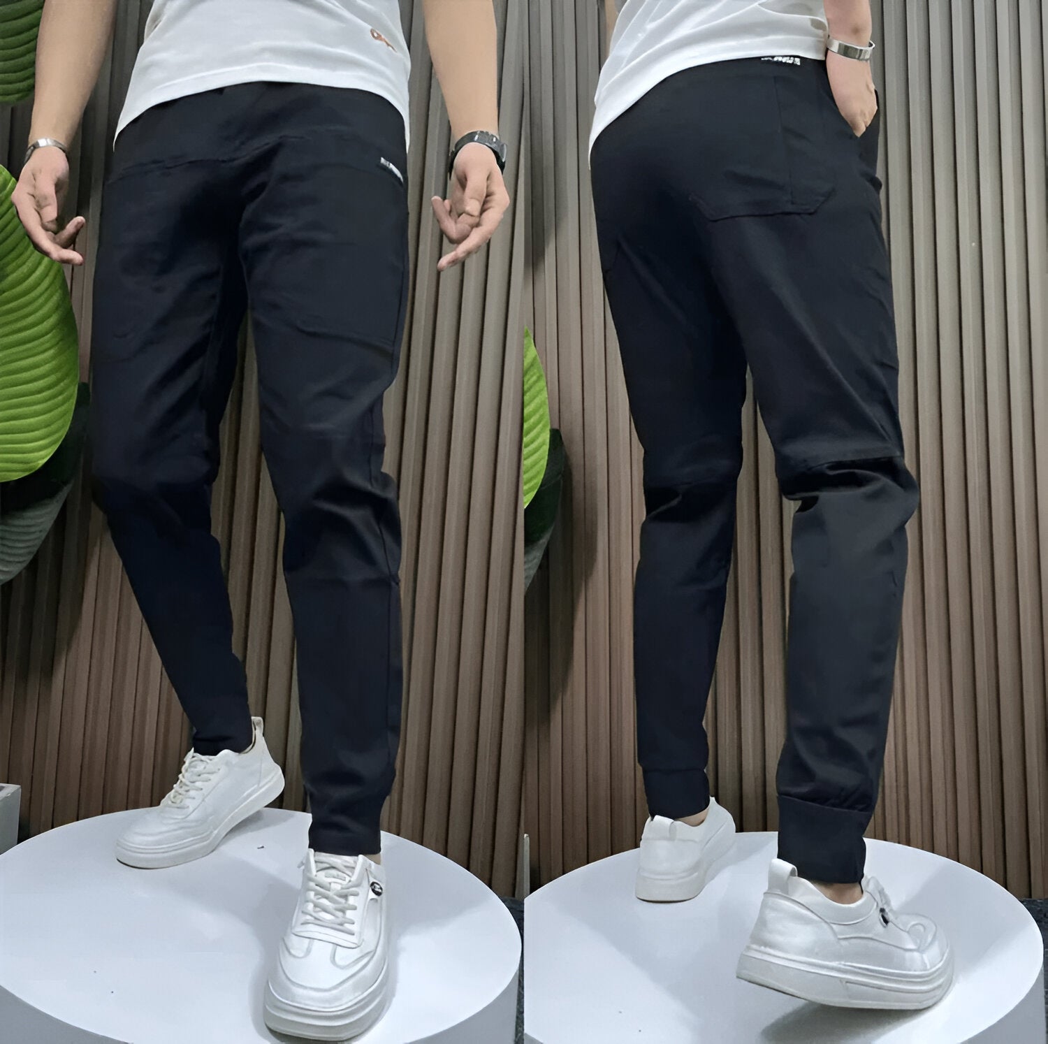 Spodnie cargo Tomasz męskie | Premium stretch, uniwersalny styl 0