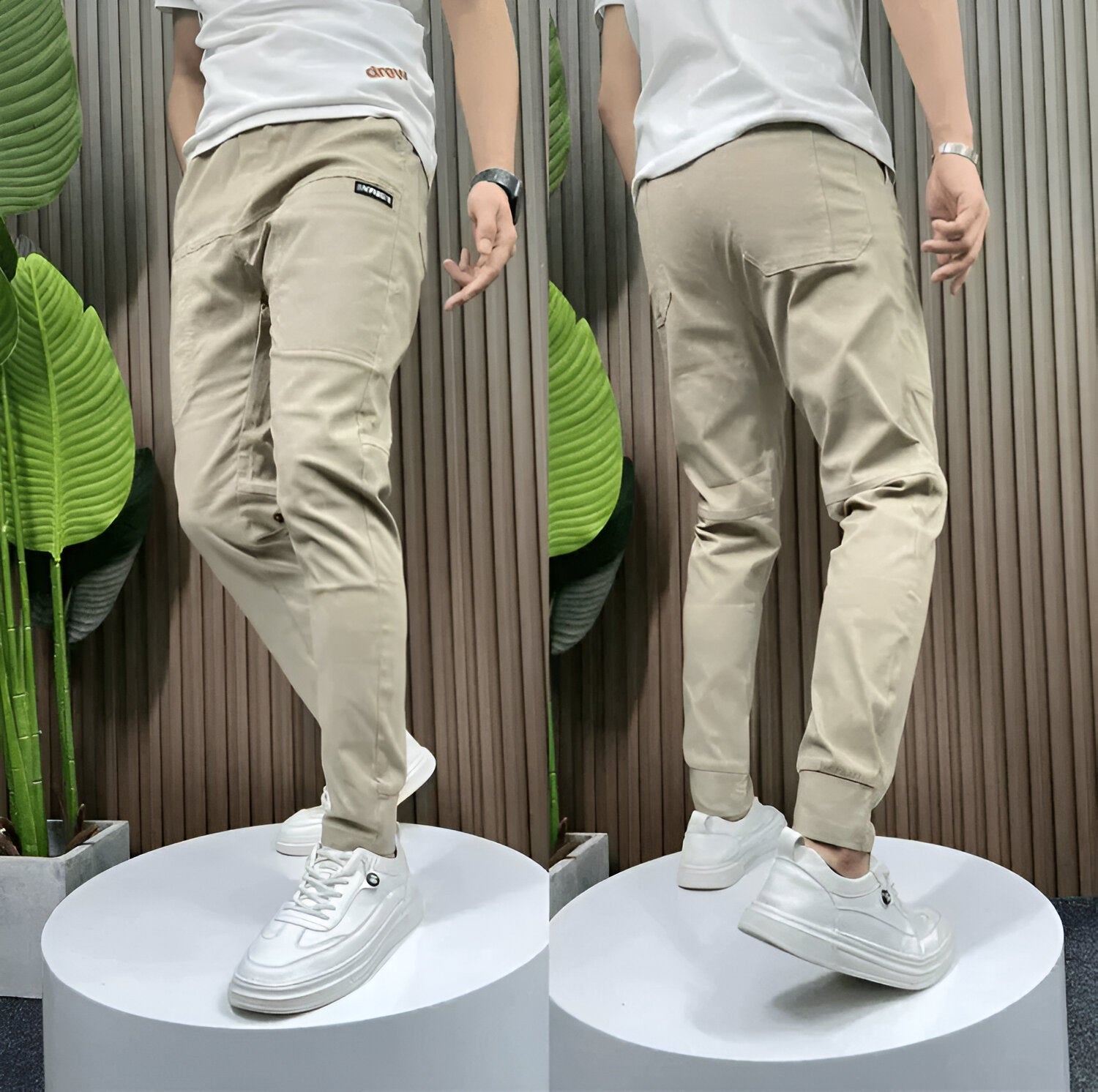 Spodnie cargo Tomasz męskie | Premium stretch, uniwersalny styl 2