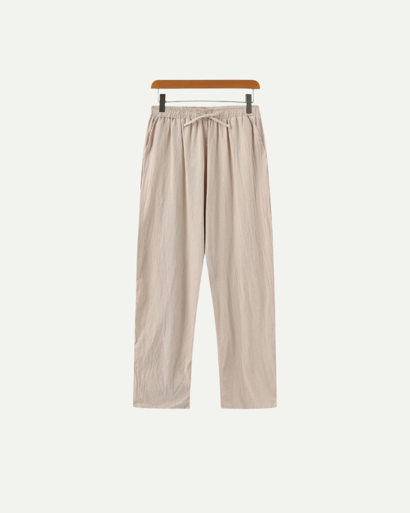 Spodnie lniane Zara | Lekki krój, minimalistyczny styl dla kobiet 0