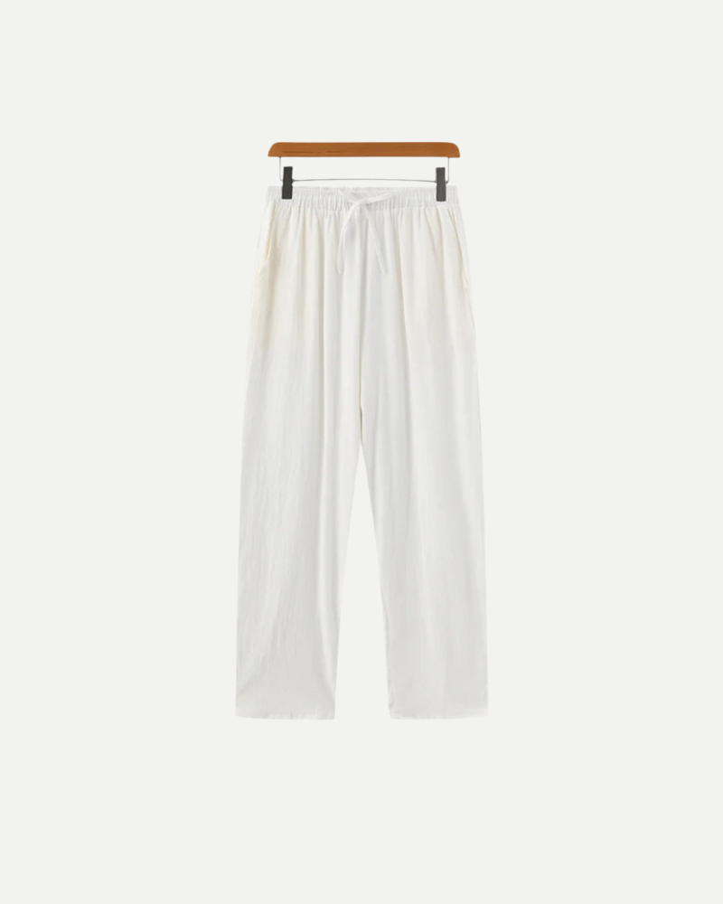 Spodnie lniane Zara | Lekki krój, minimalistyczny styl dla kobiet 6