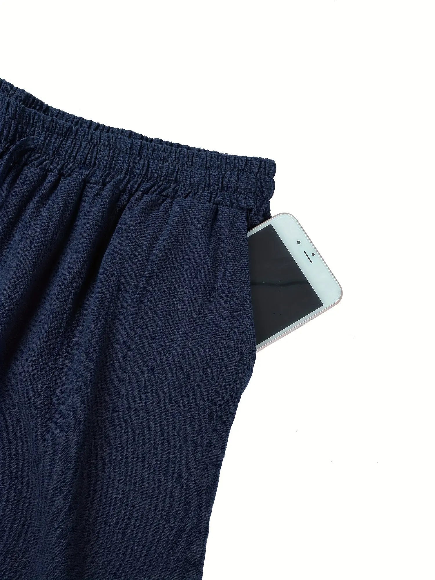 Spodnie męskie Lino lniane | Lekkie i przewiewne, luźny krój 8