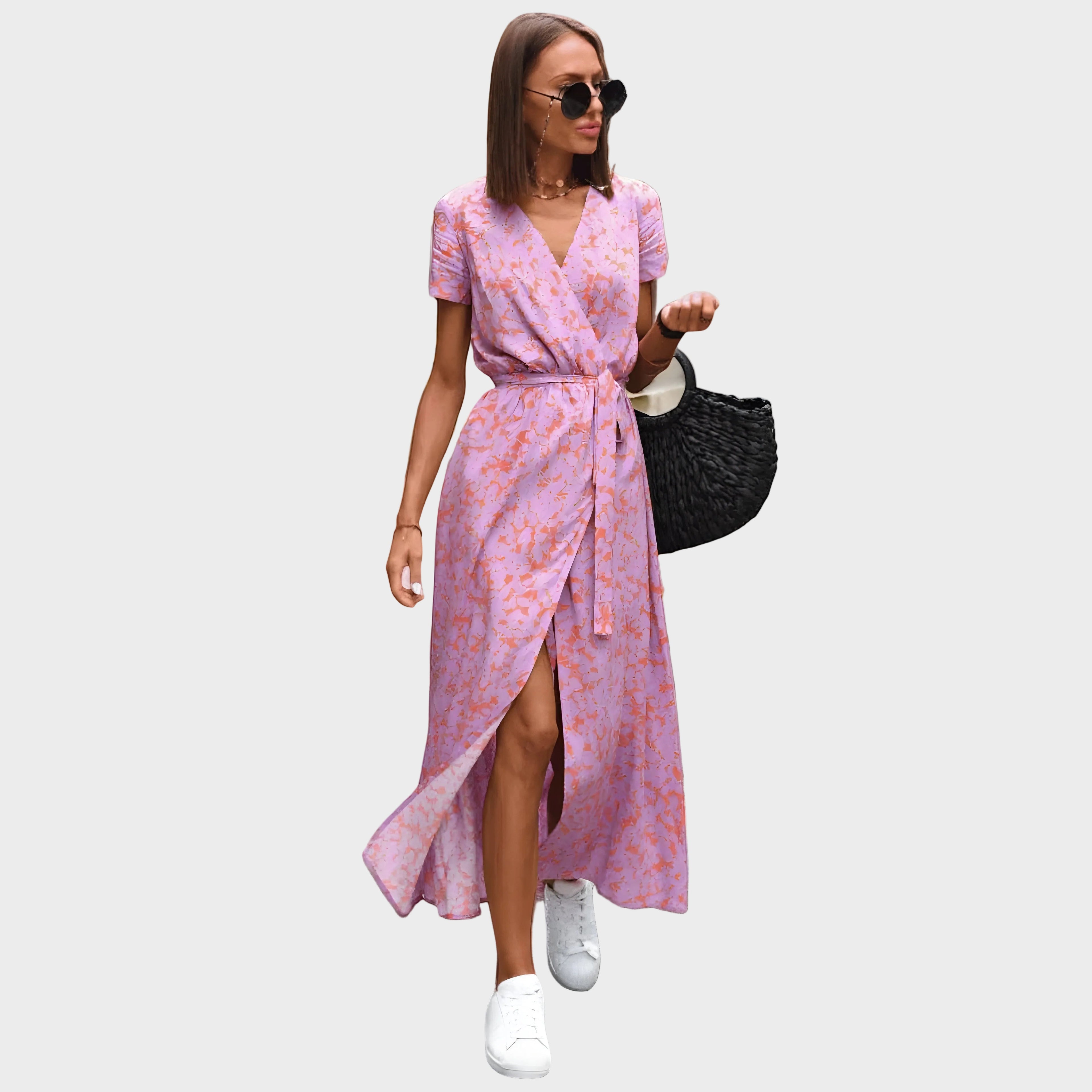 Sukienka Aldona Zwiewna | Lekka, elegancka sukienka na wesele i letnie wyjścia 4