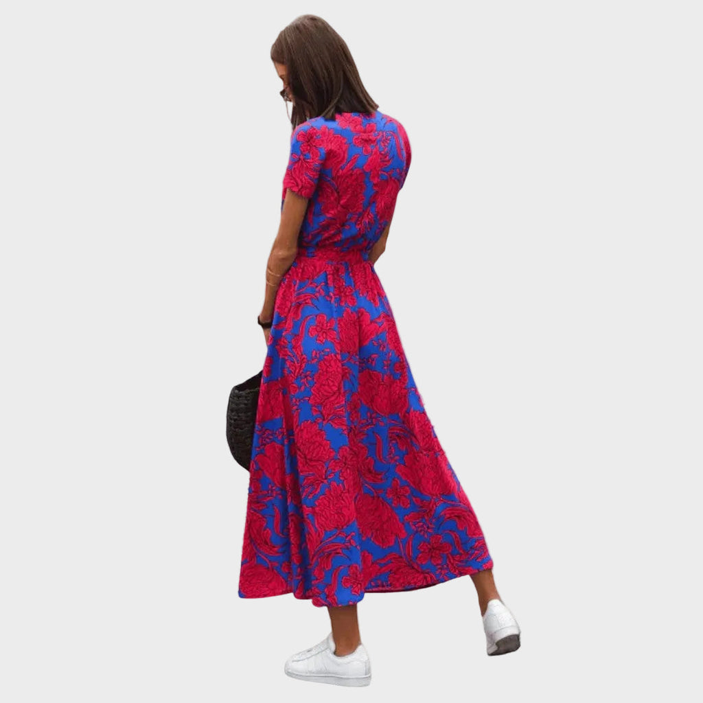 Sukienka Aldona Zwiewna | Lekka, elegancka sukienka na wesele i letnie wyjścia 6