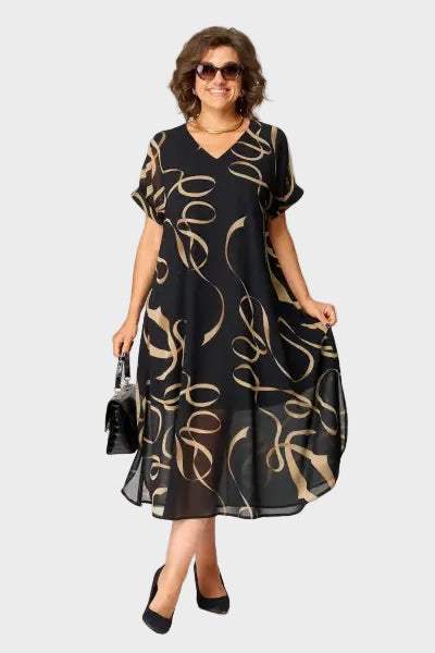 Sukienka Lena midi | Lekki materiał, elegancki krój 2