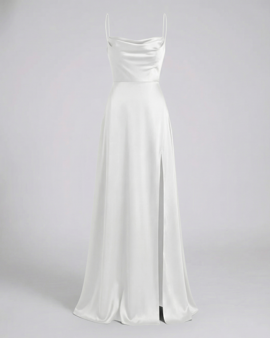 Sukienka Maxi Izabela | Elegancka Letnia z Rozcięciem na Wesele 1