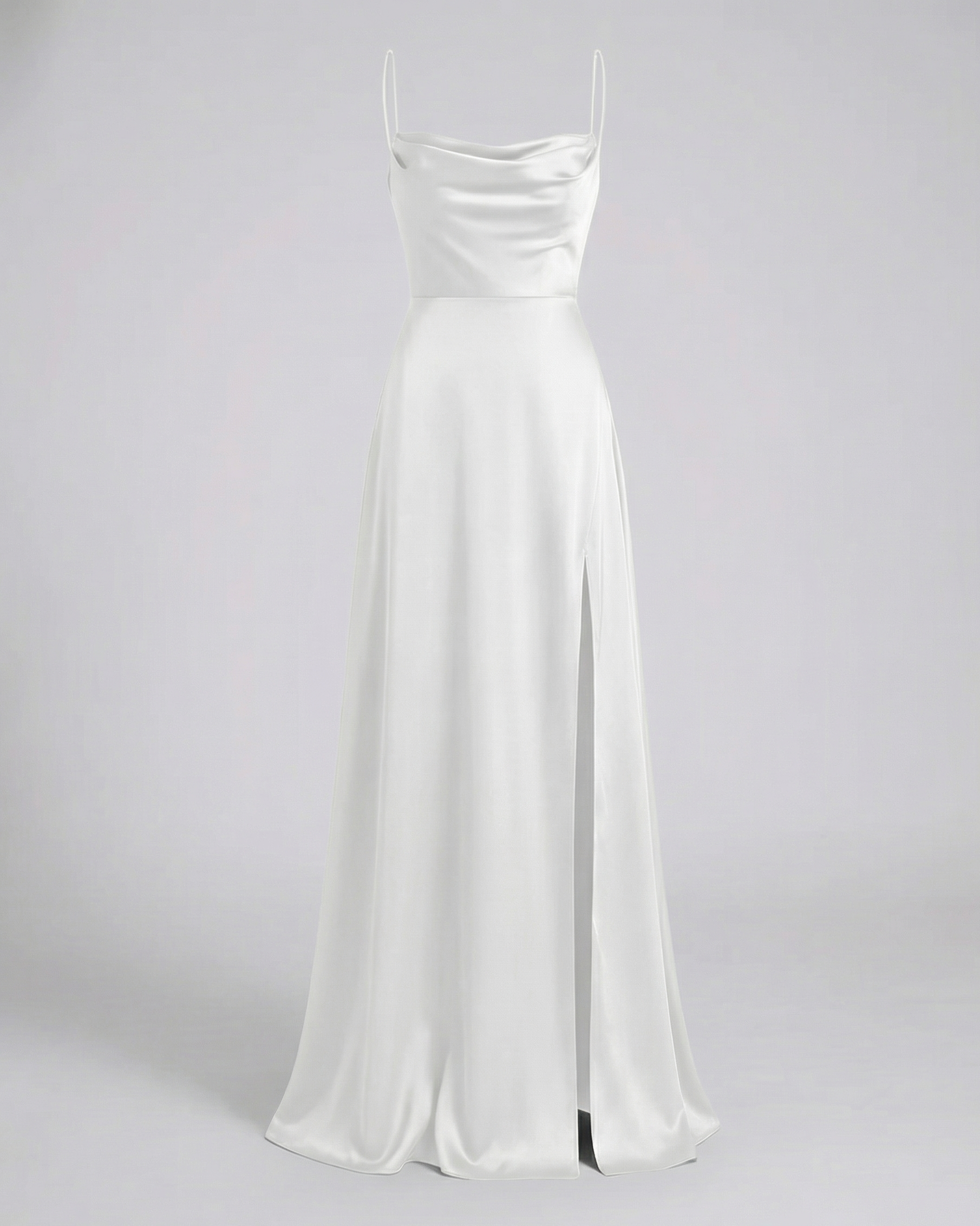 Sukienka Maxi Izabela | Elegancka Letnia z Rozcięciem na Wesele 1