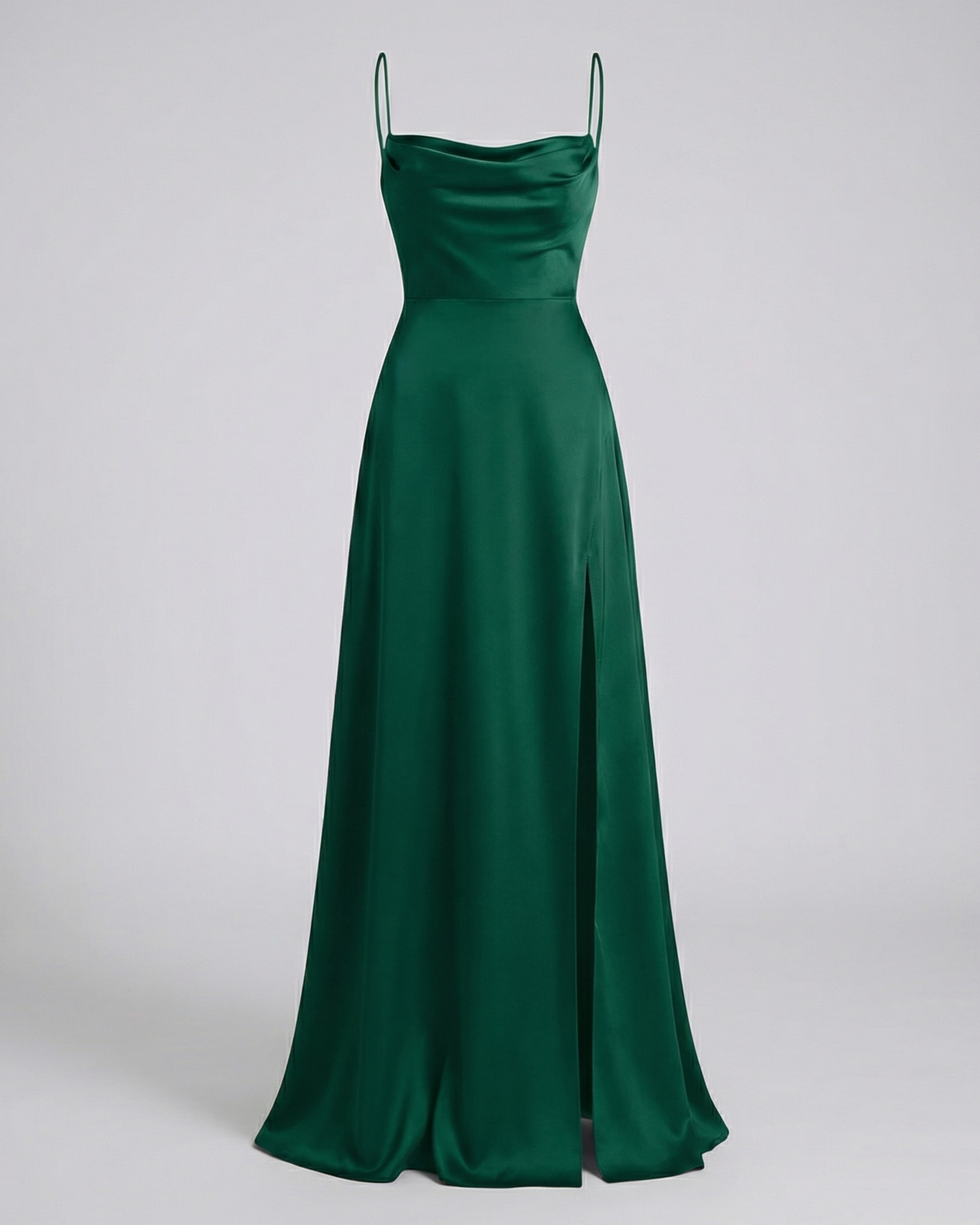 Sukienka Maxi Izabela | Elegancka Letnia z Rozcięciem na Wesele 5