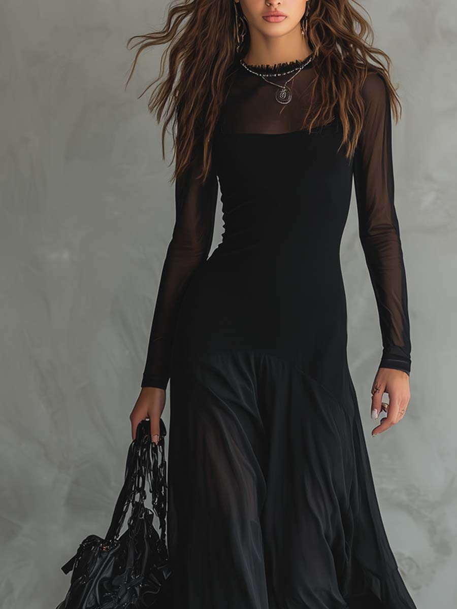 Sukienka Maxi Vira | Styl Vintage, Delikatne Rękawy, Idealna na Wesele 1