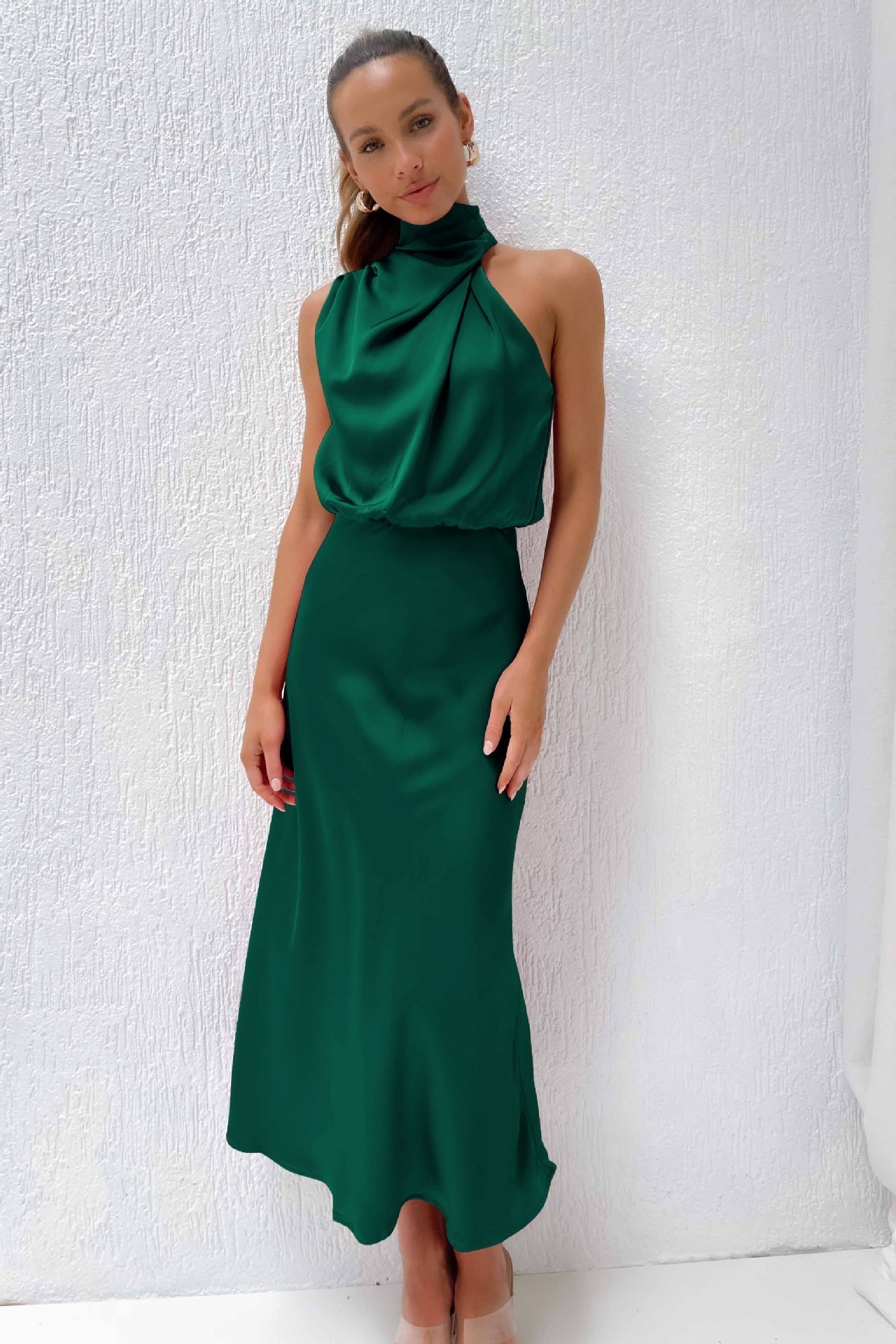 Sukienka Midi Mira | Elegancka, Bez Rękawów, Idealna Na Wesele 10