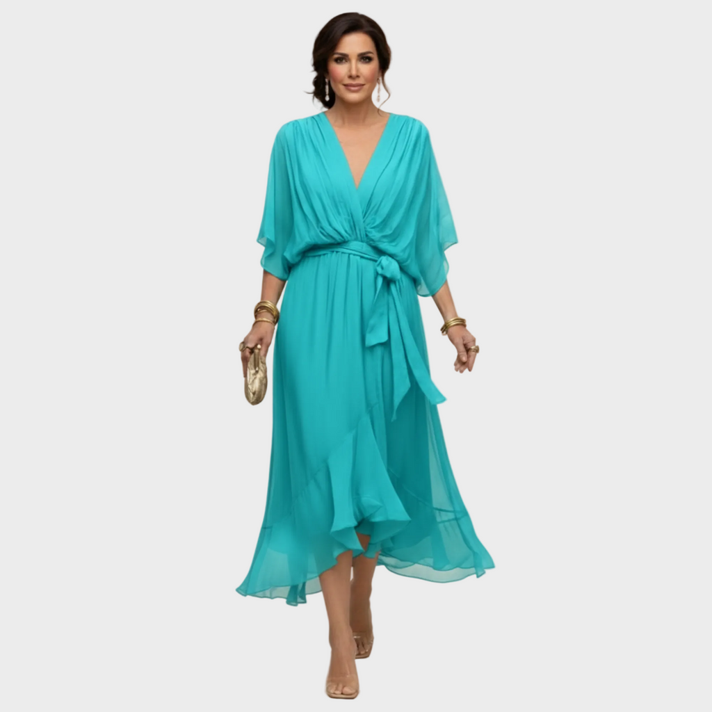 Sukienka Monica Chiffon | Lekki materiał, dekolt w kształcie V 4