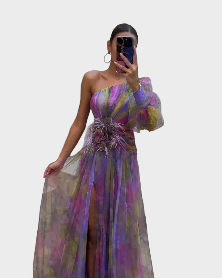 Sukienka Nana damska | Elegancka z długim rękawem 2