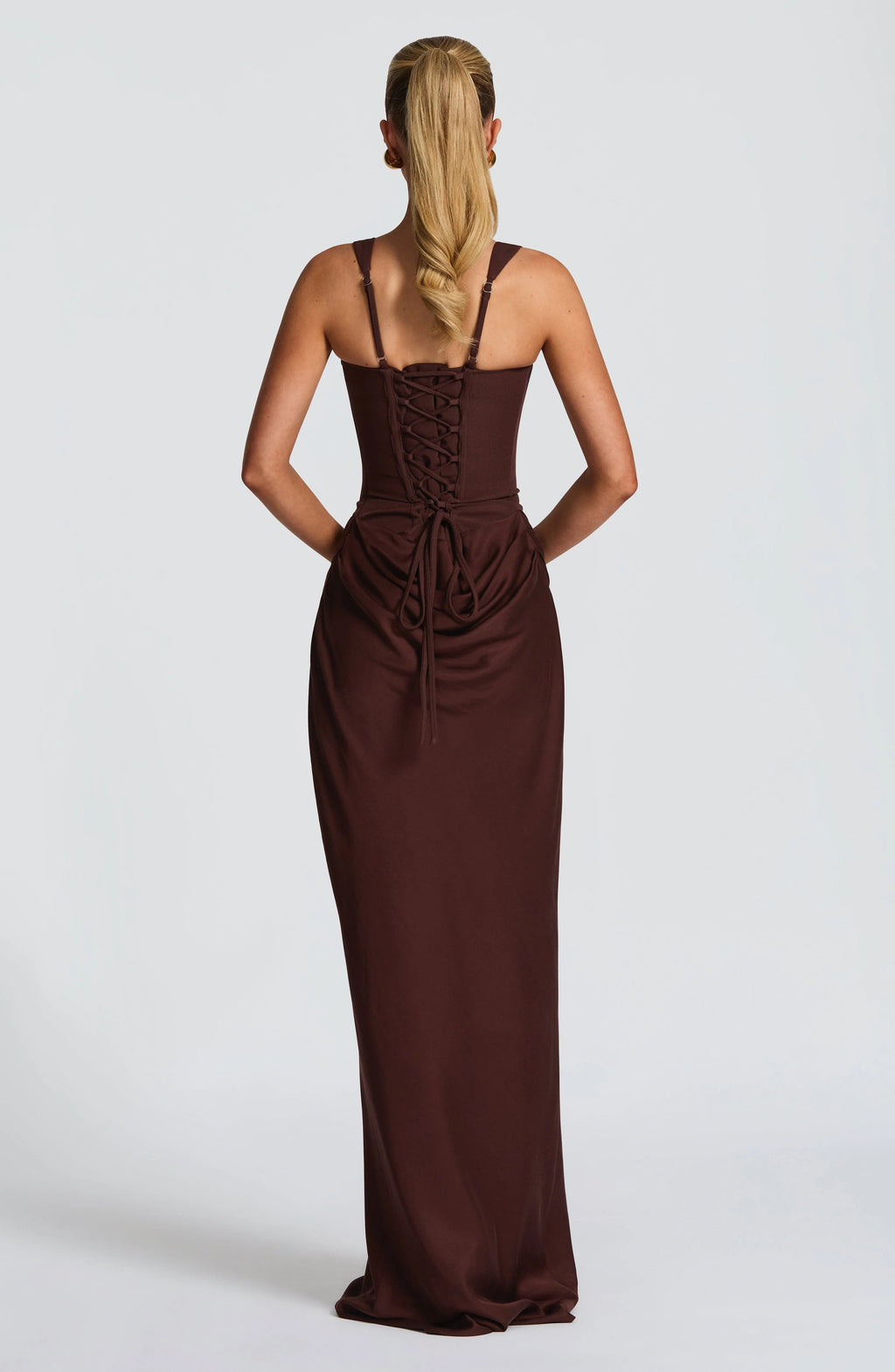 Sukienka maxi Lila | Elegancki krój, ramiączka na wesele 5