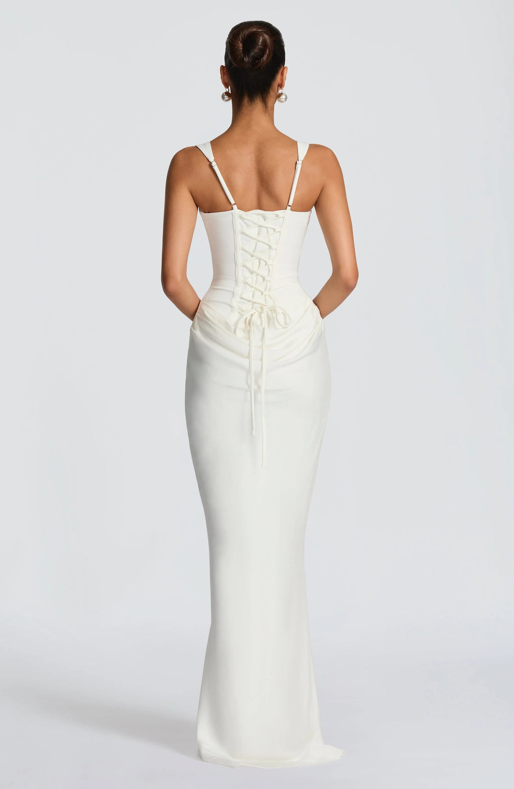 Sukienka maxi Lila | Elegancki krój, ramiączka na wesele 6