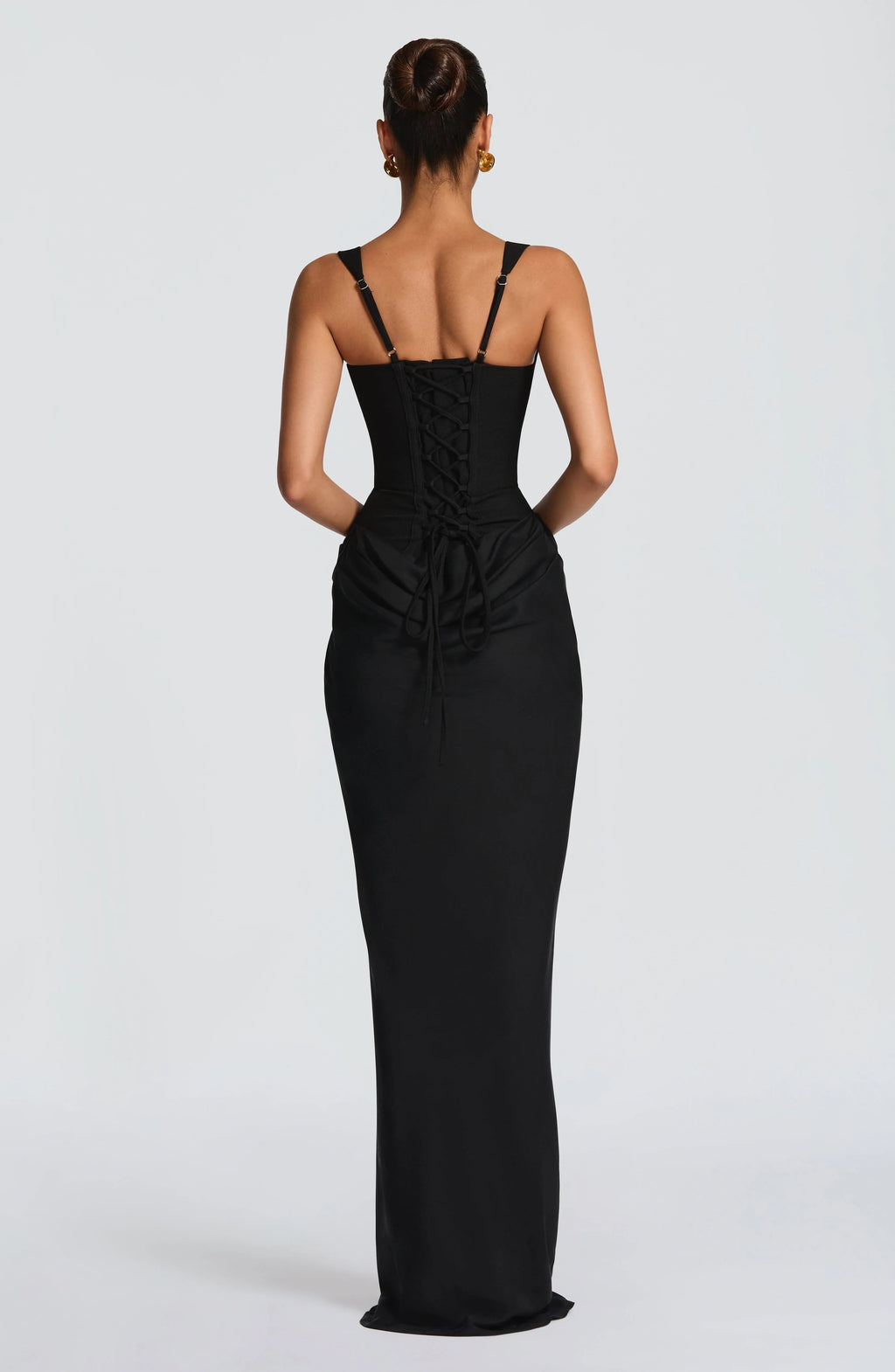 Sukienka maxi Lila | Elegancki krój, ramiączka na wesele 8