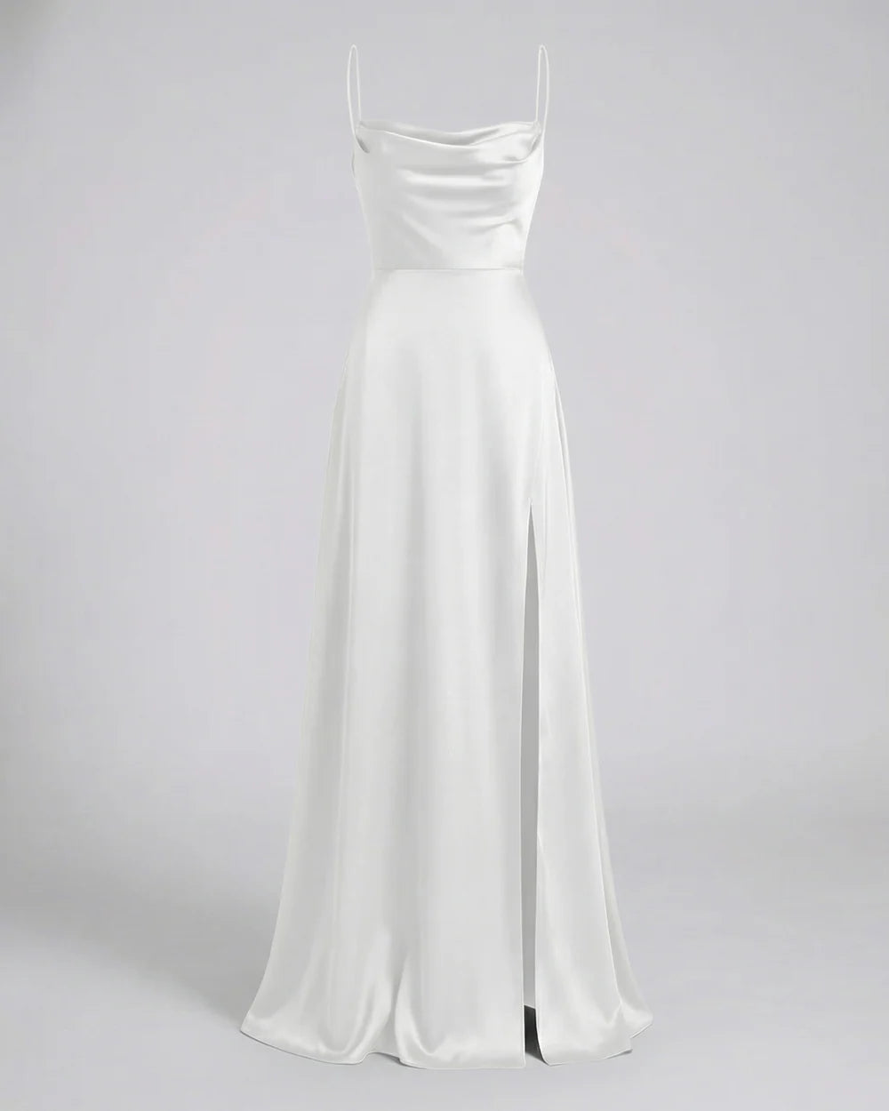 Sukienka maxi Lila | Elegancki krój, rozcięcie na nodze, wieczorowa 0