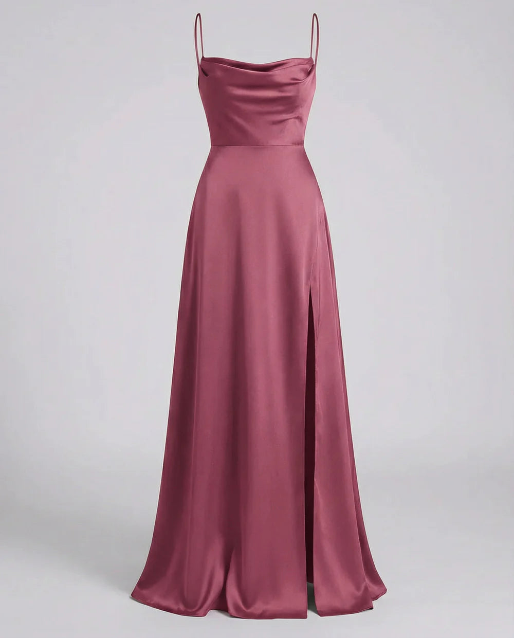 Sukienka maxi Lila | Elegancki krój, rozcięcie na nodze, wieczorowa 2