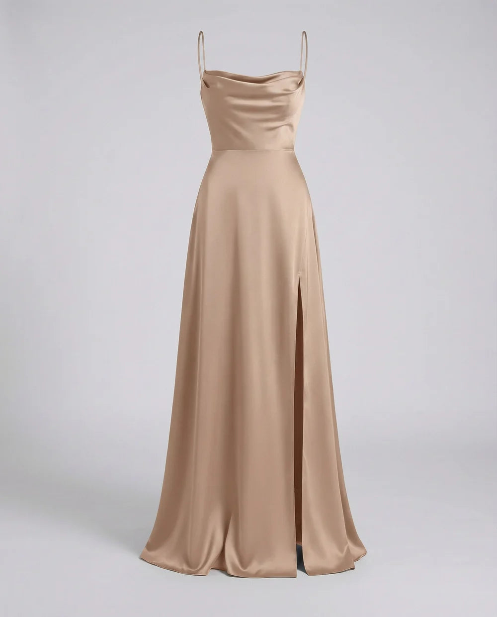Sukienka maxi Lila | Elegancki krój, rozcięcie na nodze, wieczorowa 3