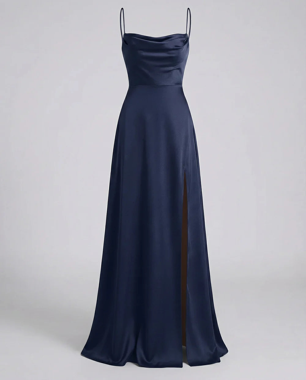 Sukienka maxi Lila | Elegancki krój, rozcięcie na nodze, wieczorowa 5
