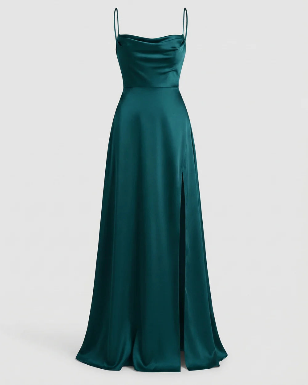 Sukienka maxi Lila | Elegancki krój, rozcięcie na nodze, wieczorowa 6