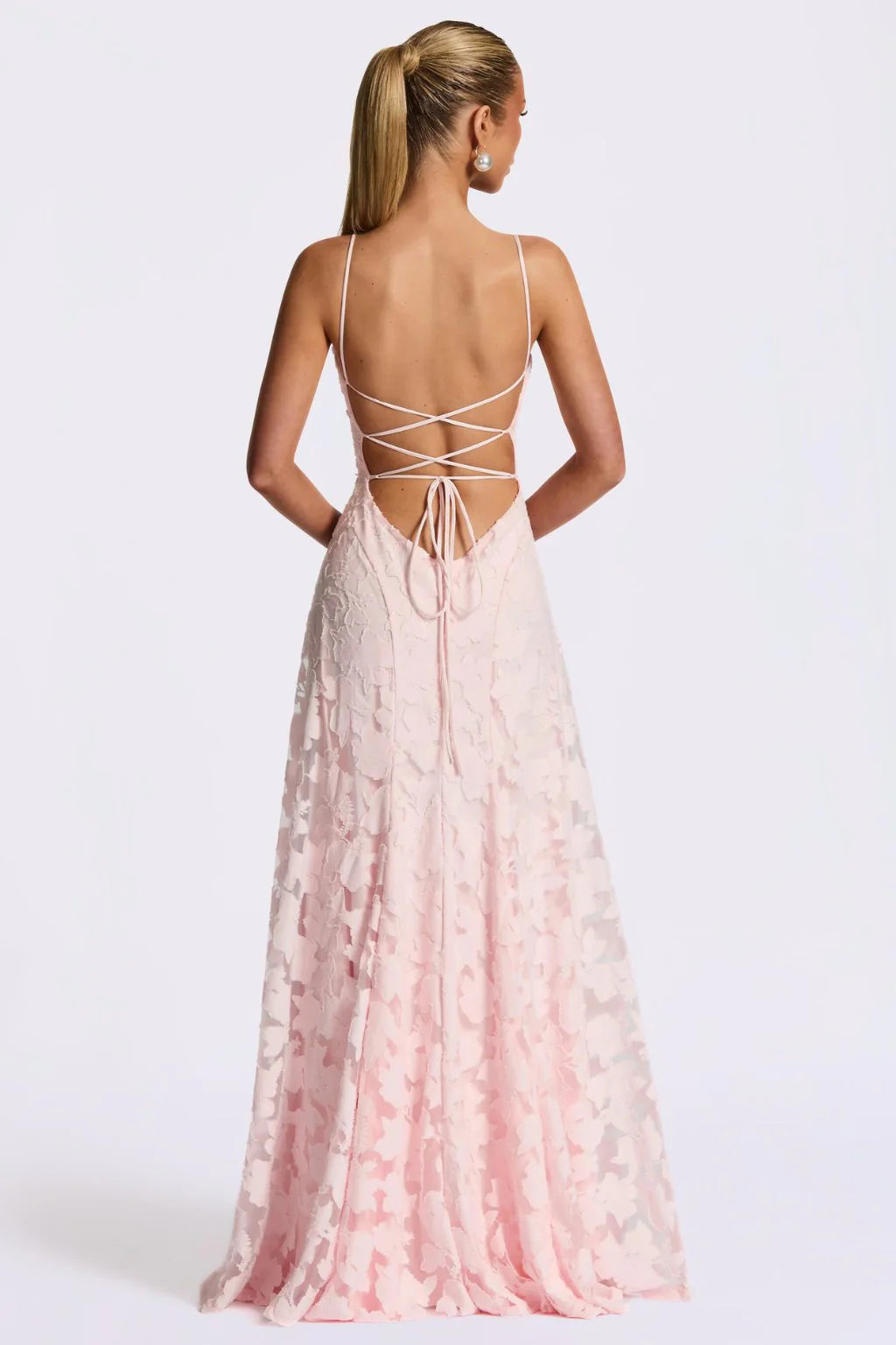 Sukienka maxi Lira | Cienkie Ramiączka, Dopasowana Góra, Elegancka Na Wesele 2