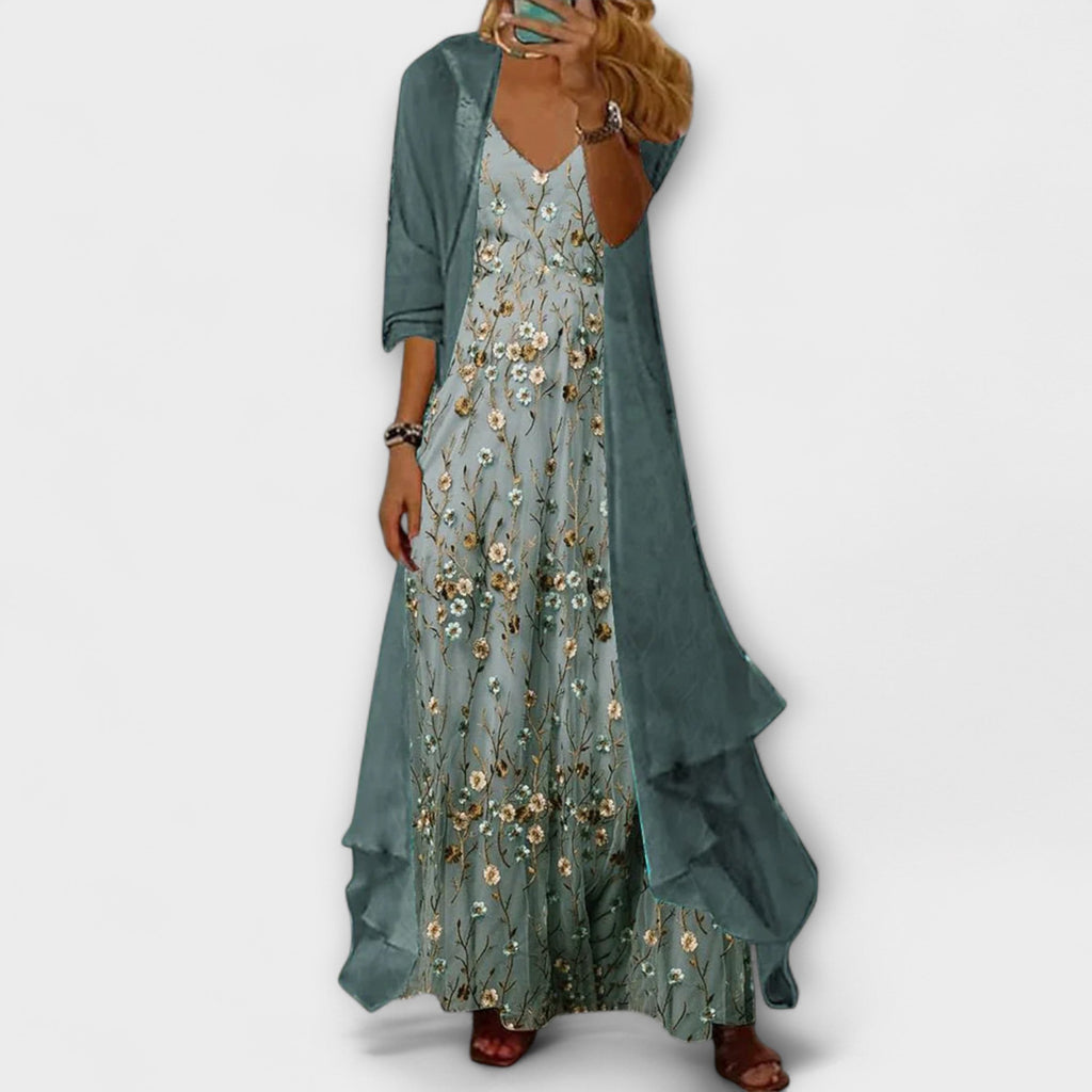 Sukienka maxi Mela | Elegancki Krój, Stylowy Design na Wesele 0