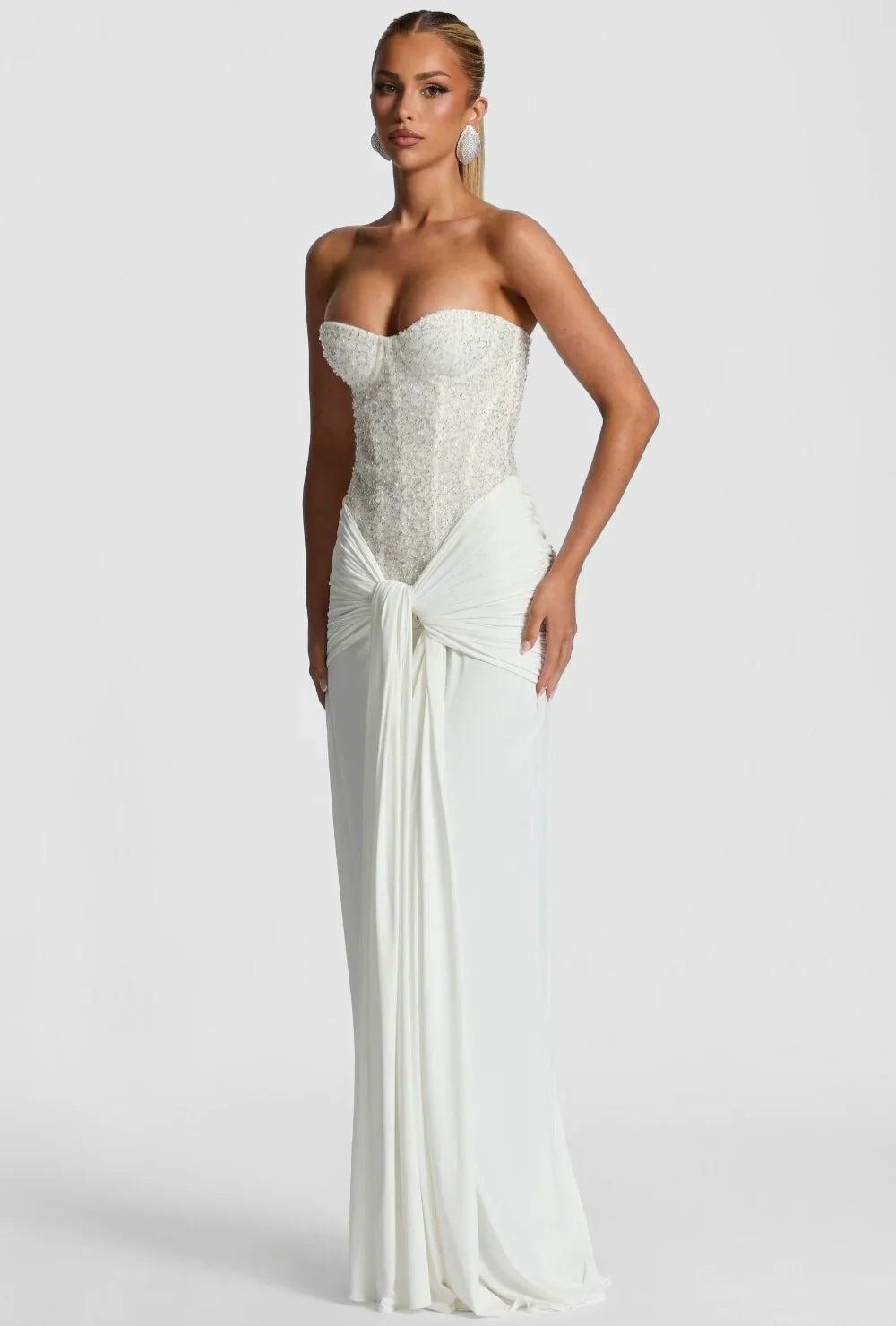 Sukienka maxi Penny | Elegancki styl bez ramiączek 1