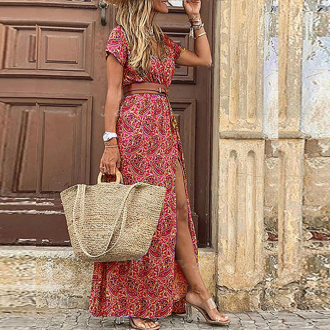 Sukienka maxi Sybella | Lekka tkanina boho, idealna na lato 3