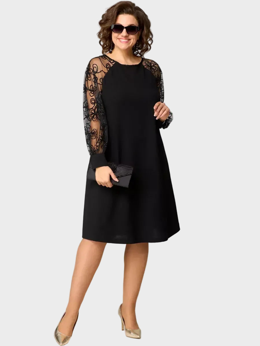 Sukienka midi Celina | Elegancka, klasyczny krój na wesele 0
