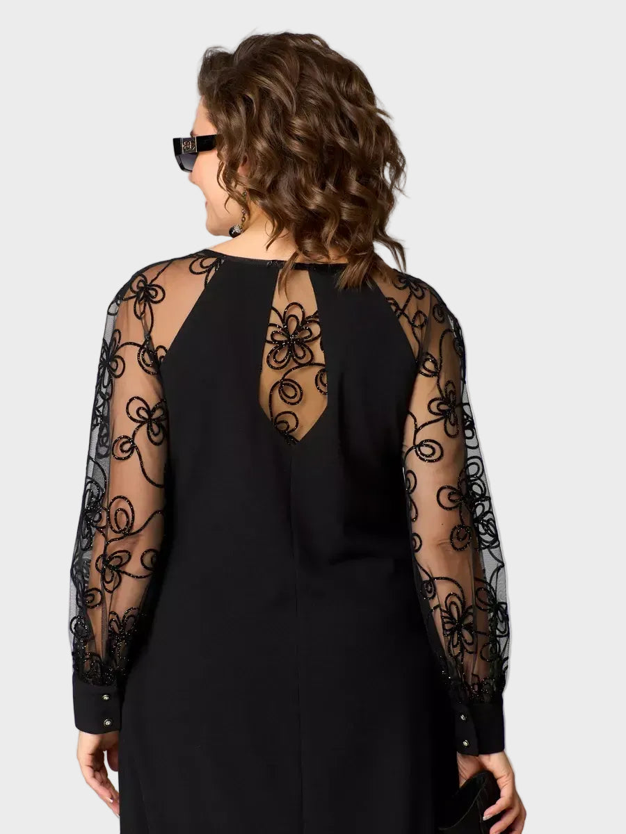 Sukienka midi Celina | Elegancka, klasyczny krój na wesele 2