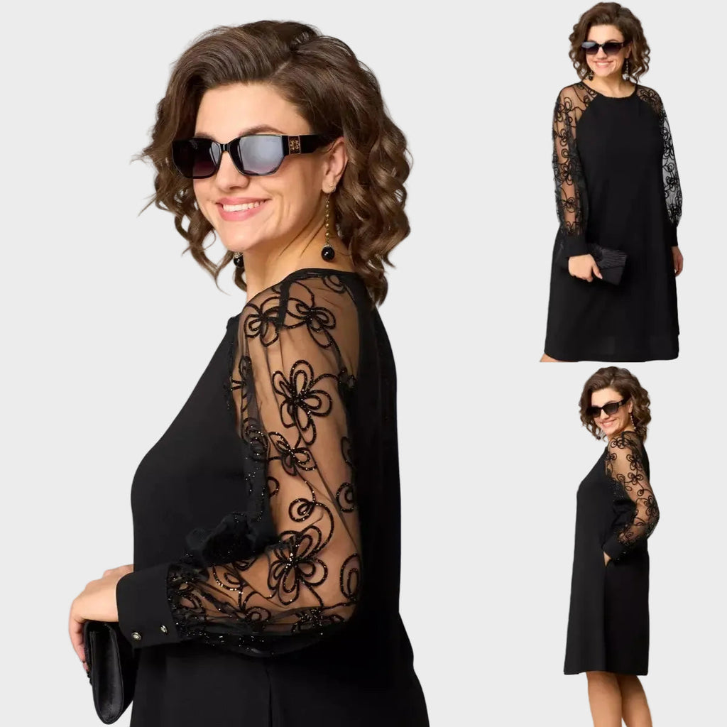 Sukienka midi Celina | Elegancka, klasyczny krój na wesele 5