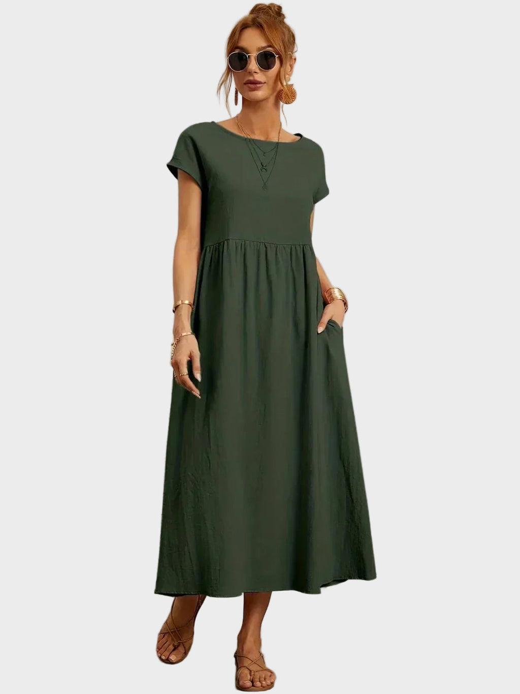 Sukienka midi Gabrielle | Elegancki, ponadczasowy styl 15