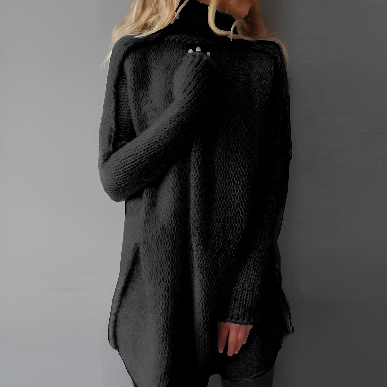 Sweter Jagna | Oversize z golfem, miękka dzianina na zimowe dni 2