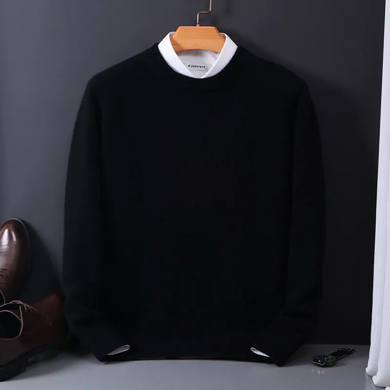 Sweter Jakob damski | 100% Kaszmir, Klasyczny Krój 0