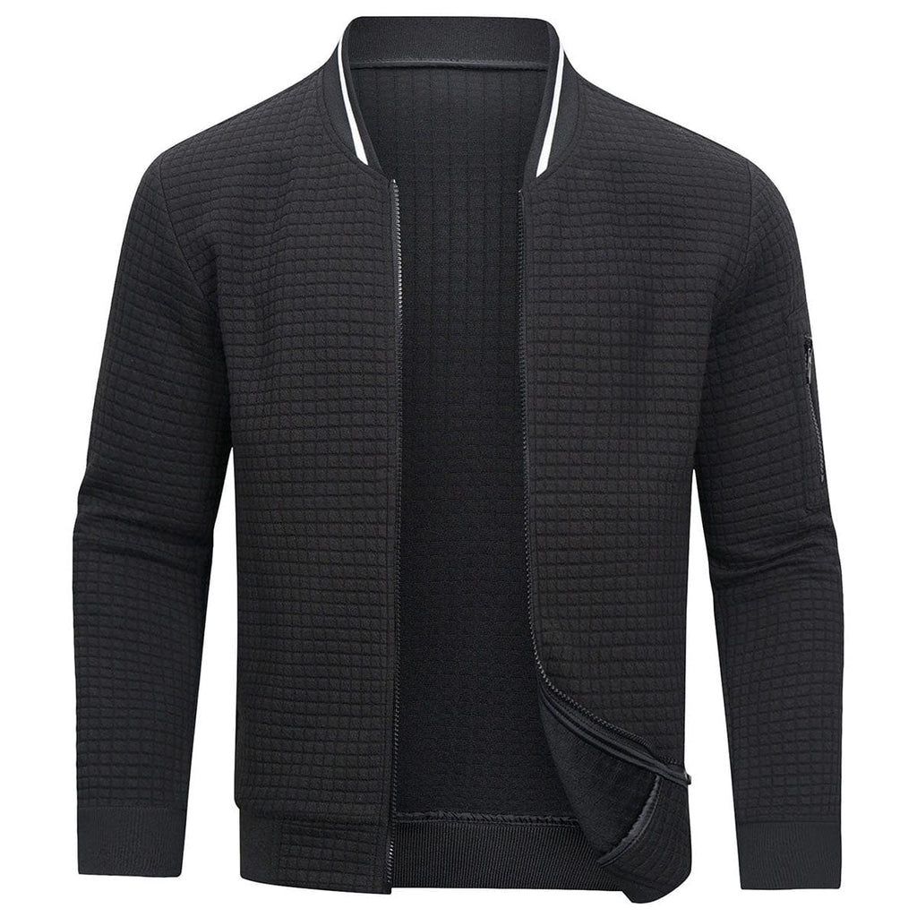 Sweter Kacper Męski z Zamkiem | Sportowy Styl, Wygodny Krój 0