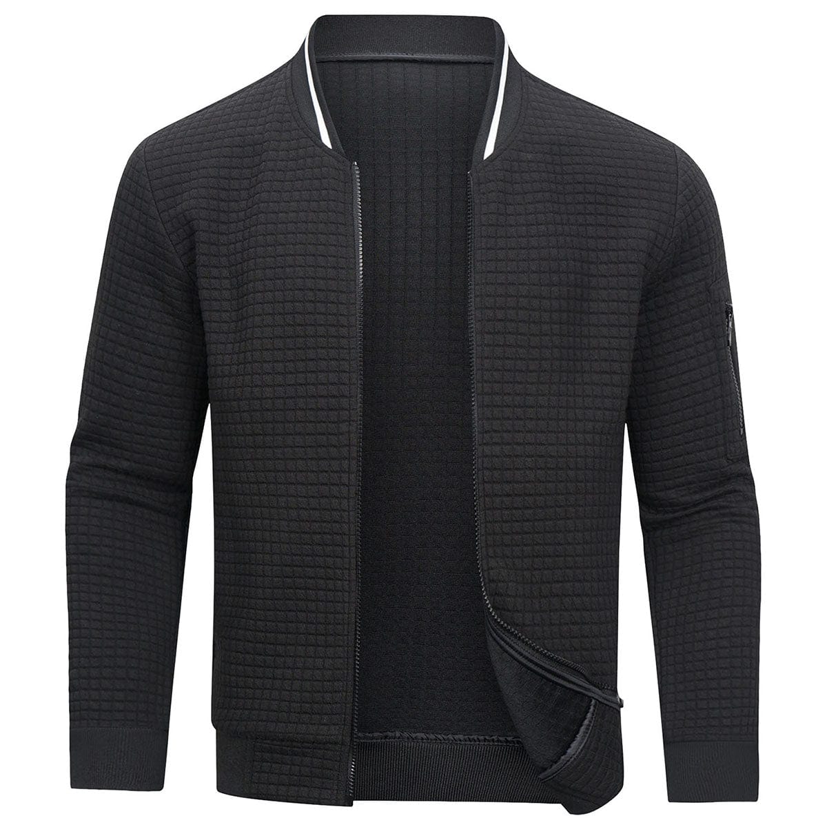 Sweter Kacper Męski z Zamkiem | Sportowy Styl, Wygodny Krój 0