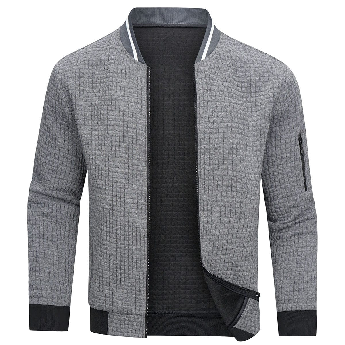 Sweter Kacper Męski z Zamkiem | Sportowy Styl, Wygodny Krój 2
