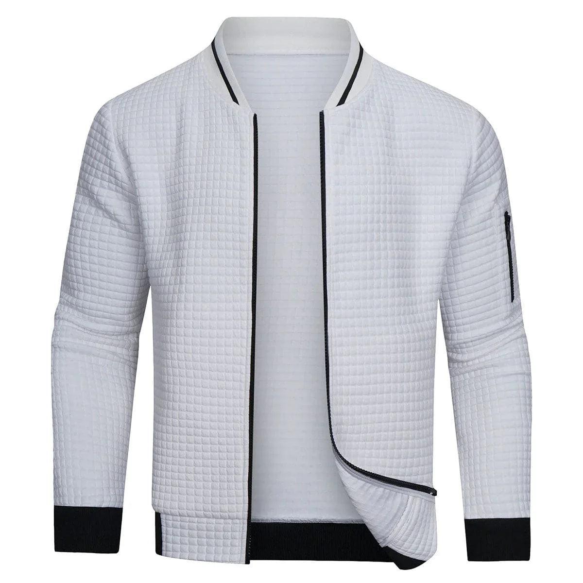 Sweter Kacper Męski z Zamkiem | Sportowy Styl, Wygodny Krój 3