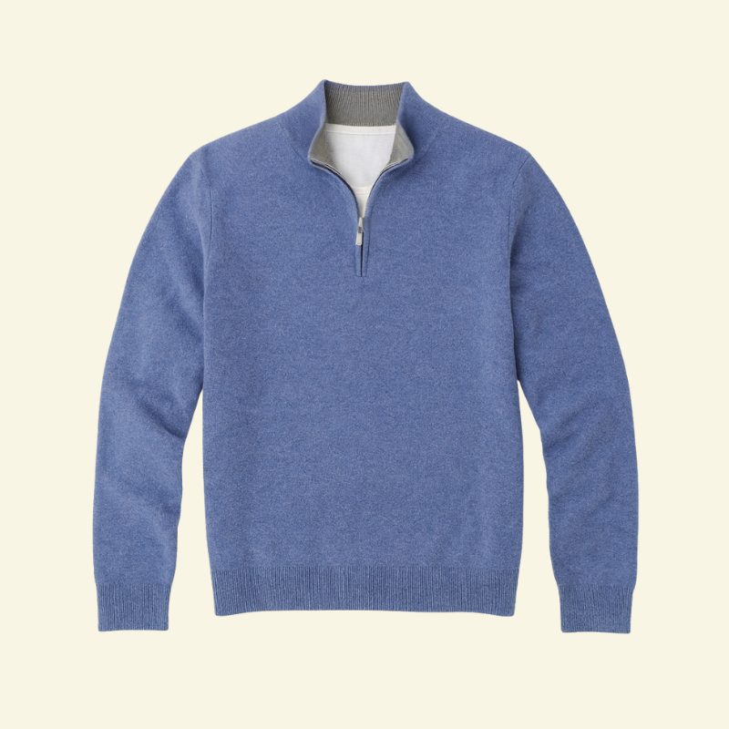 Sweter Lucien damski | Mieszanka wełny, wysoka stójka, sportowo-elegancki 1