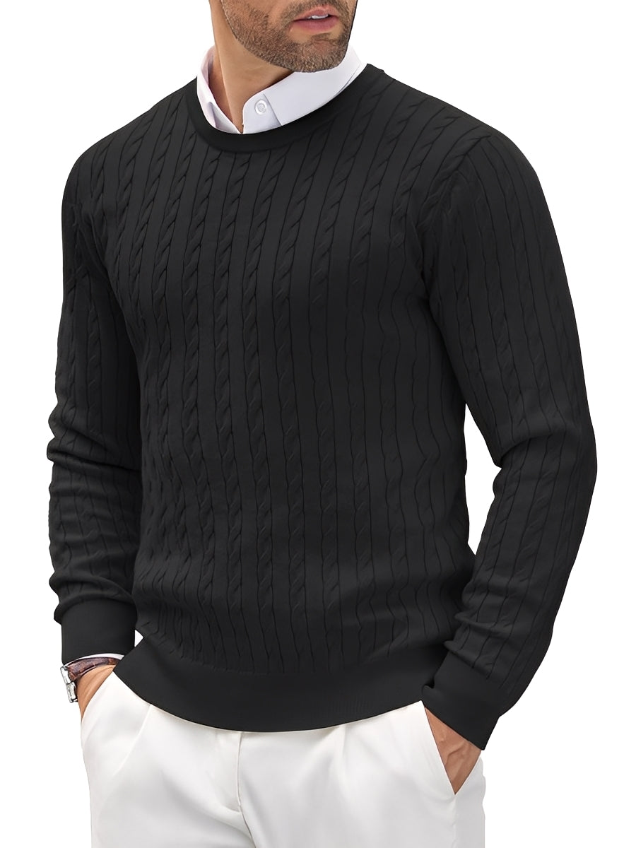 Sweter Randell męski | Slim-fit, wysoka jakość bawełny 2