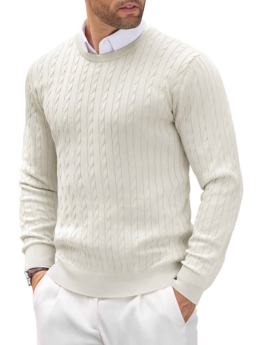 Sweter Randell męski | Slim-fit, wysoka jakość bawełny 3