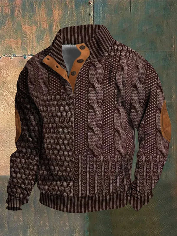 Sweter Ronald damski | Wygodny krój, zaokrąglony dekolt 1