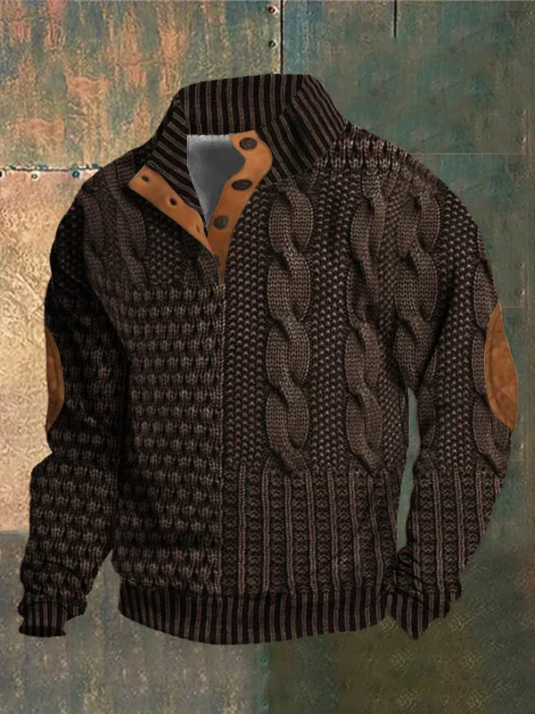 Sweter Ronald damski | Wygodny krój, zaokrąglony dekolt 4