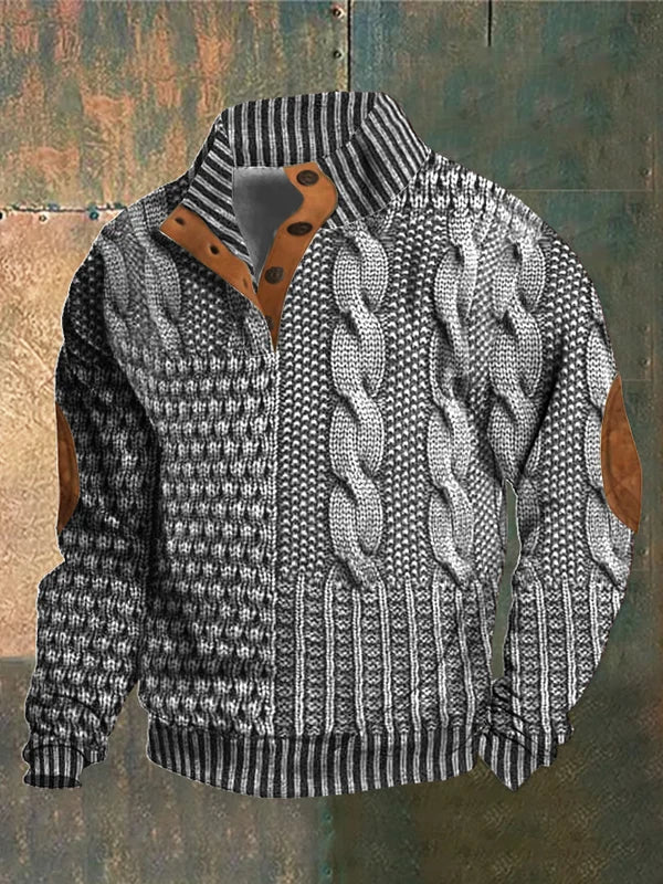 Sweter Ronald damski | Wygodny krój, zaokrąglony dekolt 5