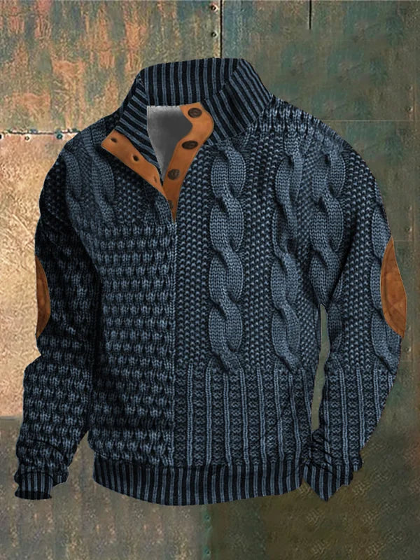 Sweter Ronald damski | Wygodny krój, zaokrąglony dekolt 6