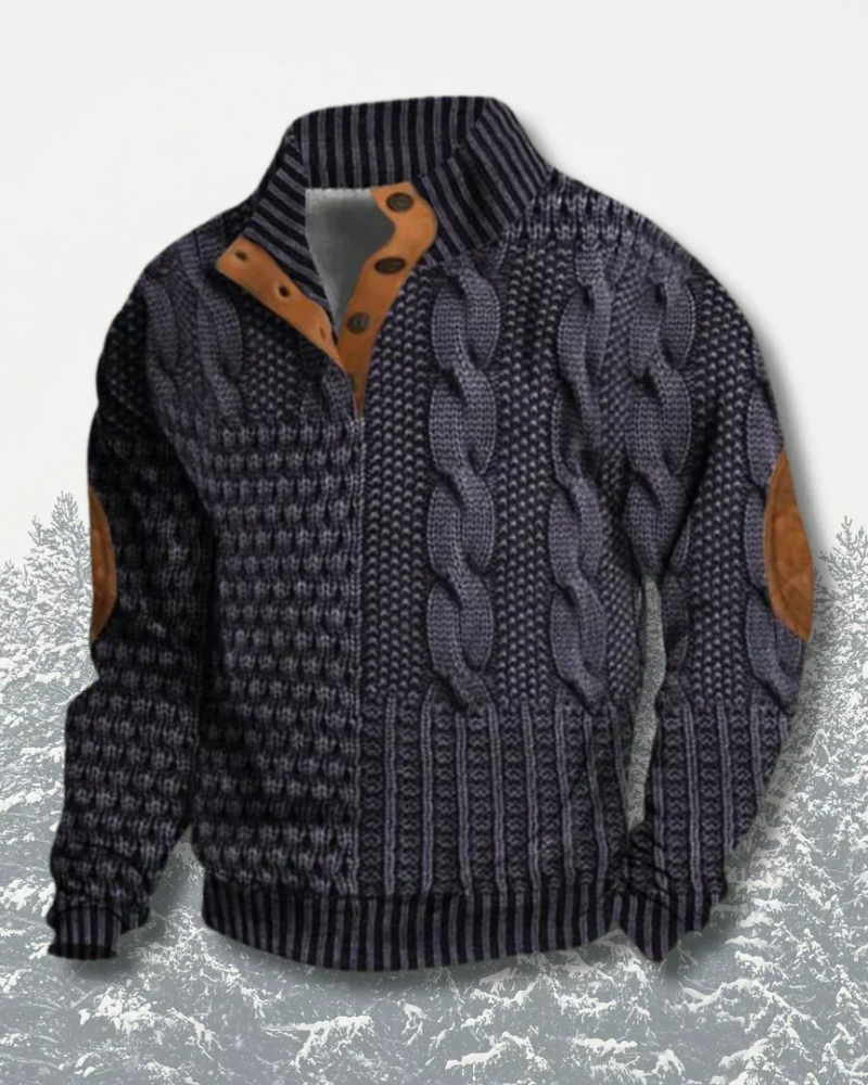Sweter Ronald damski | Wygodny krój, zaokrąglony dekolt 9