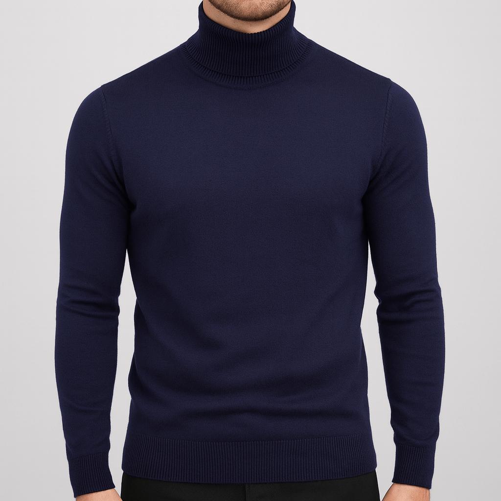 Sweter bawełniany Leo | Lekkie wykonanie, elegancki golf dla mężczyzn 10