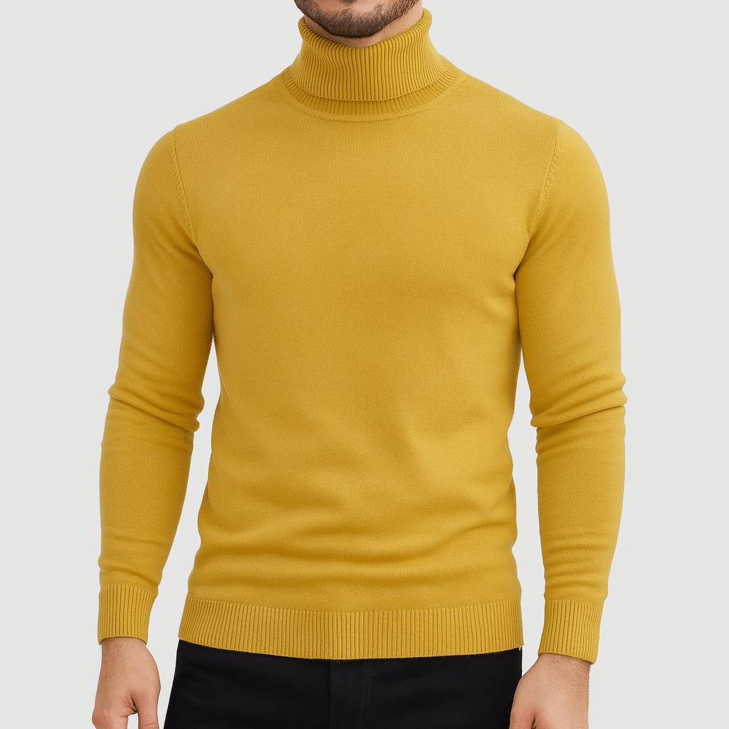 Sweter bawełniany Leo | Lekkie wykonanie, elegancki golf dla mężczyzn 11