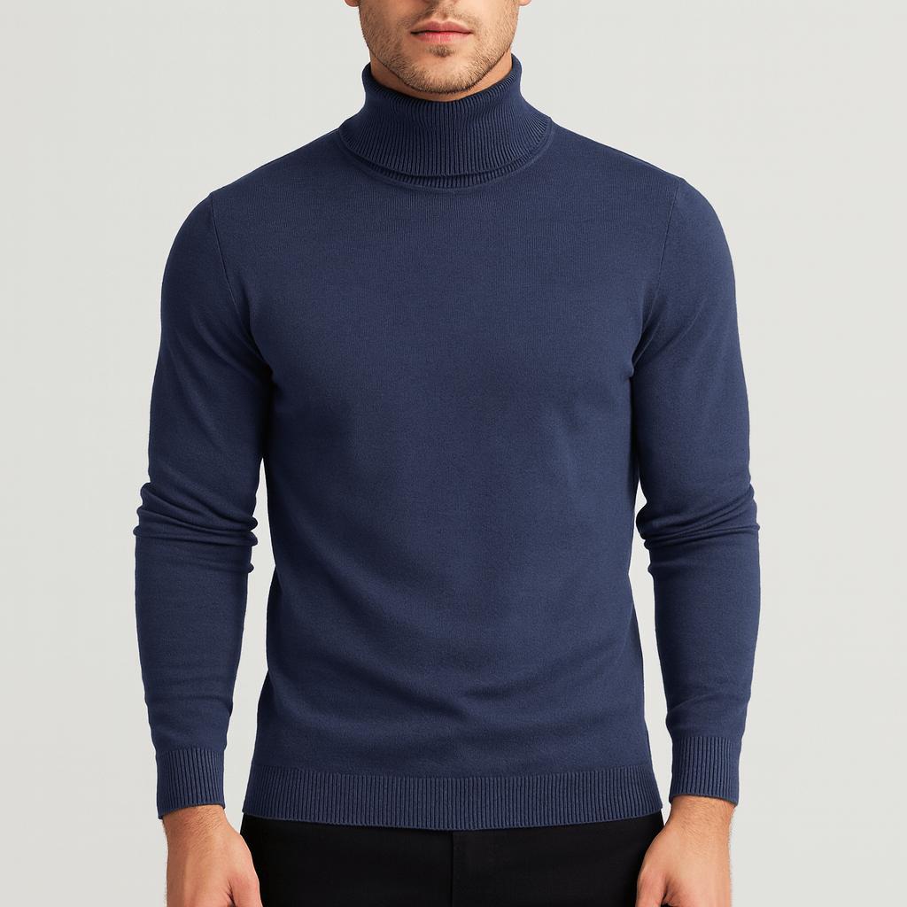 Sweter bawełniany Leo | Lekkie wykonanie, elegancki golf dla mężczyzn 2