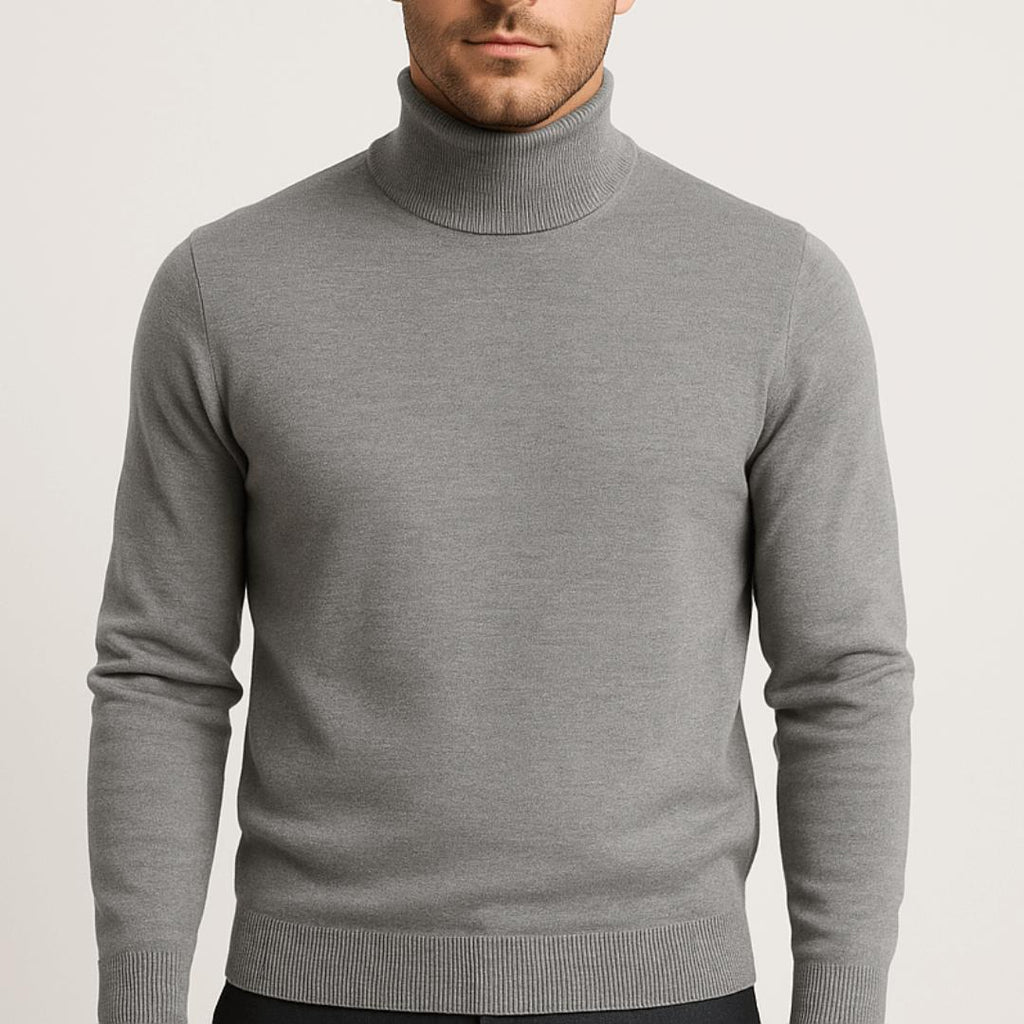 Sweter bawełniany Leo | Lekkie wykonanie, elegancki golf dla mężczyzn 3