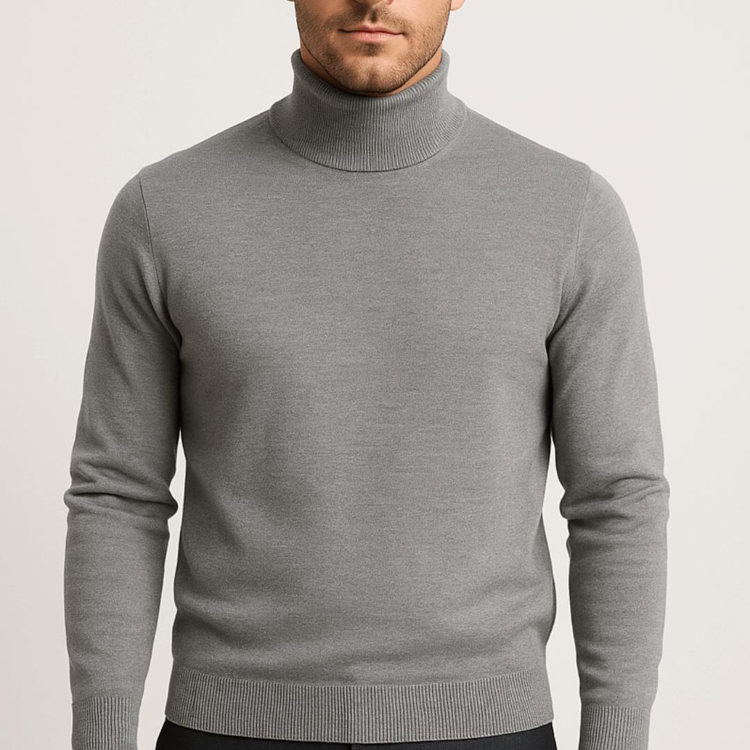 Sweter bawełniany Leo | Lekkie wykonanie, elegancki golf dla mężczyzn 3